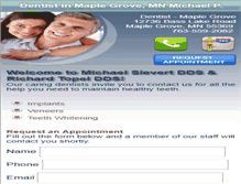 Tablet Screenshot of maplegrovedentist.net